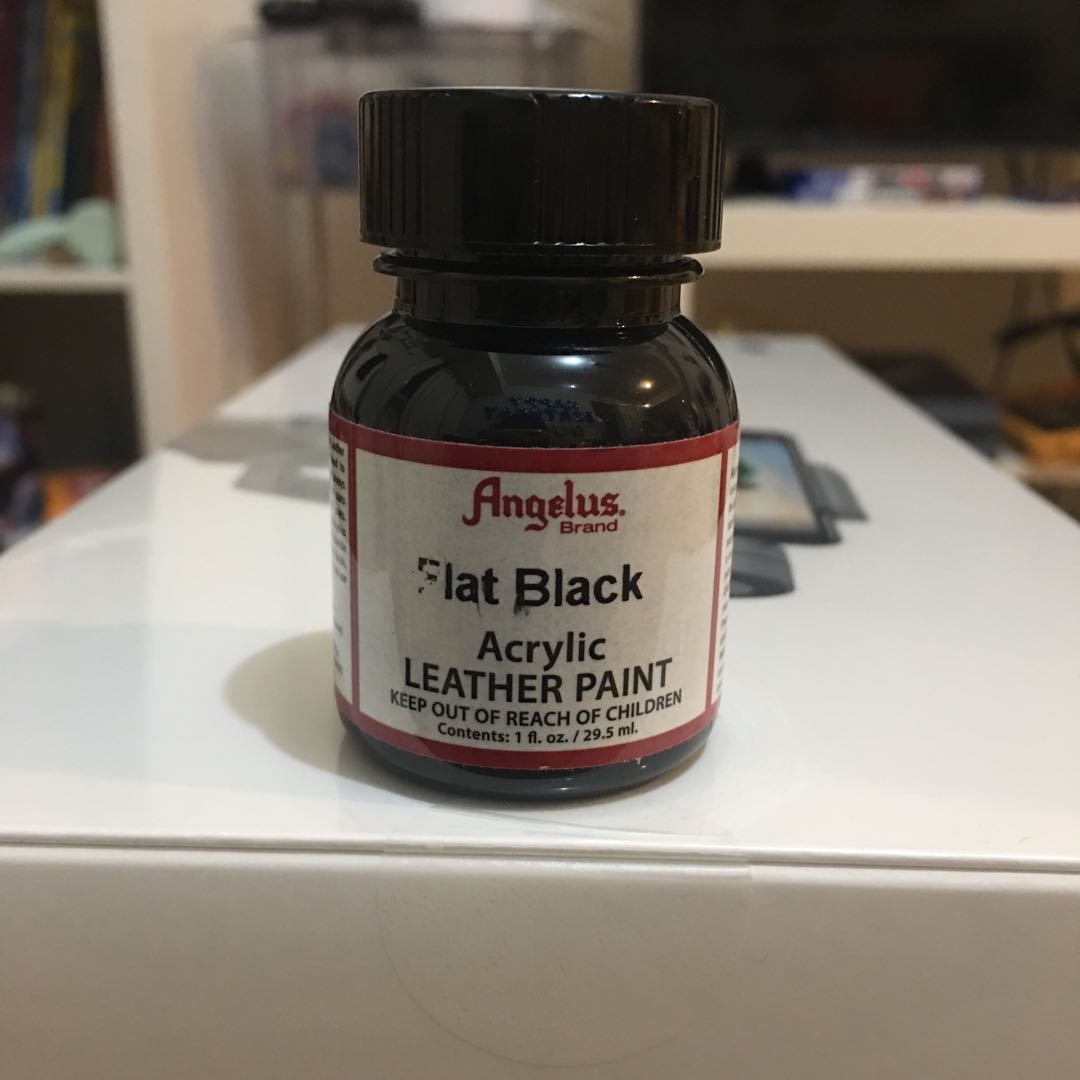 flat black angelus paint