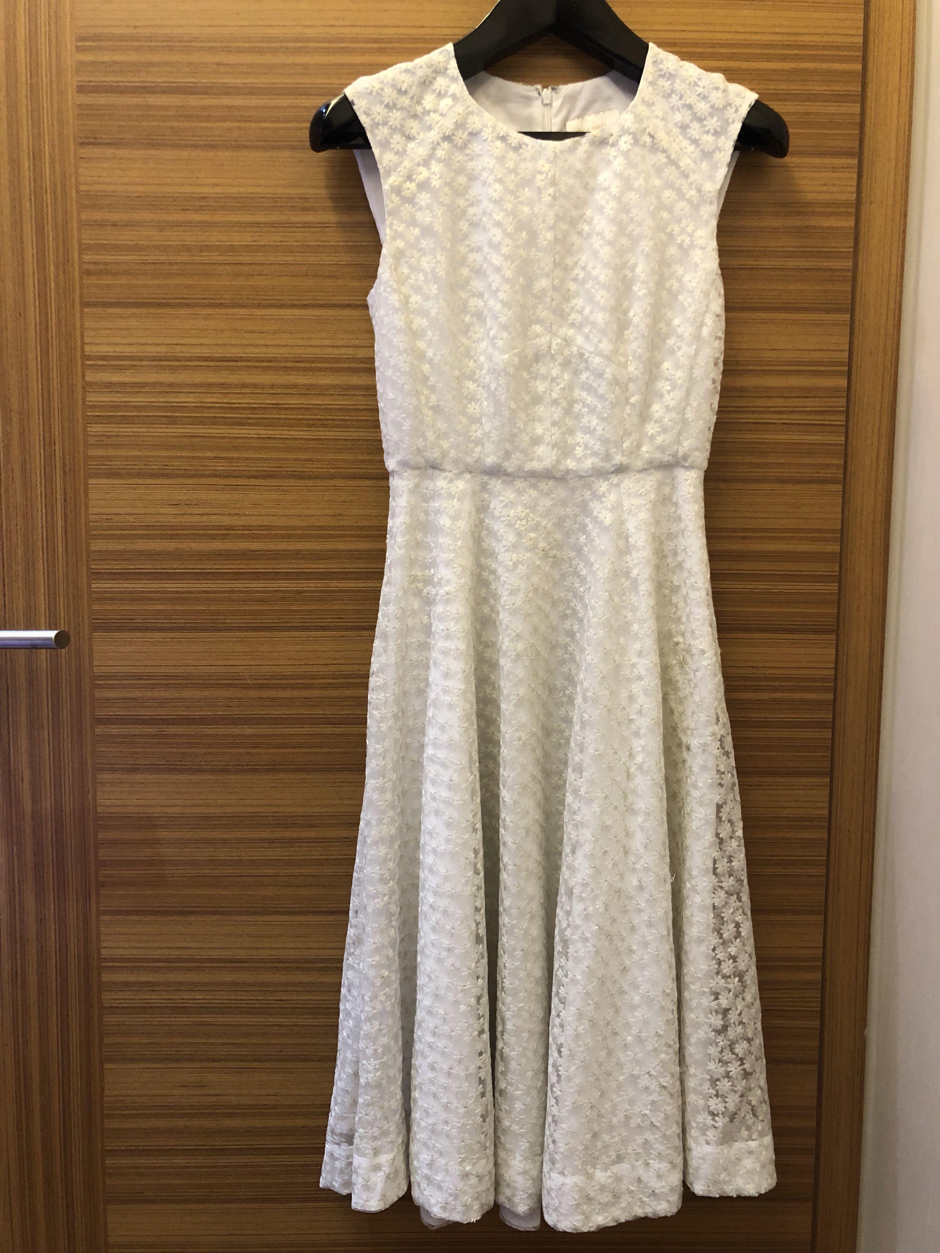 kate spade white lace dress