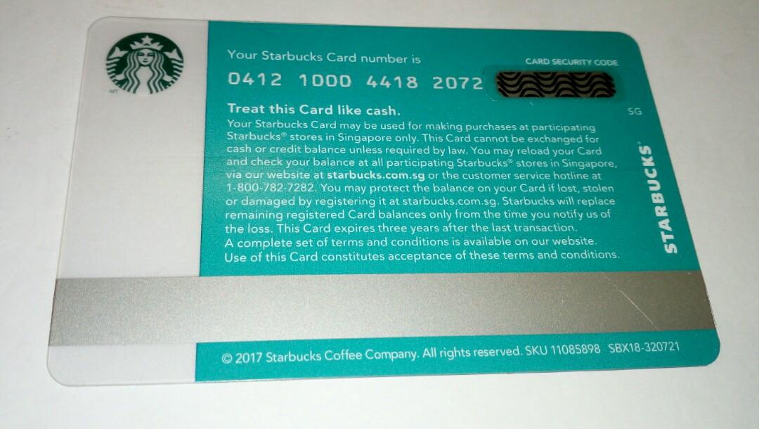 Where Is The Security Code On A Starbucks T Card Located Snewei