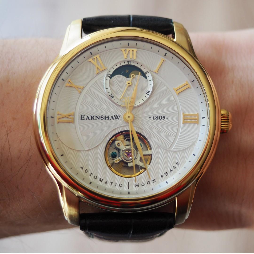 BNIB Thomas Earnshaw Longitude Moon Phase Automatic ES 8066 03