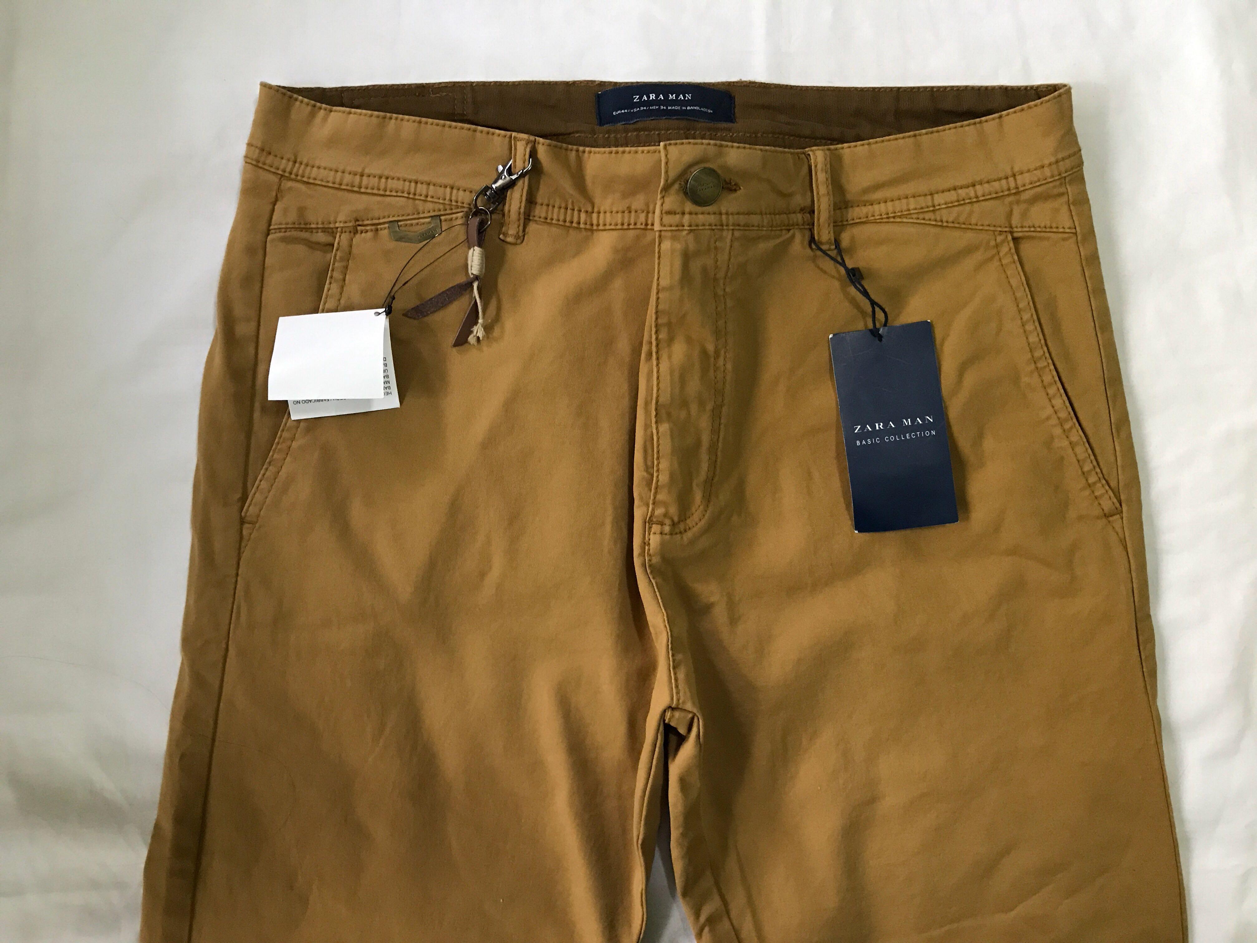 Brand New Zara Man Mustard Skinny Jeans Men s Fashion Coats