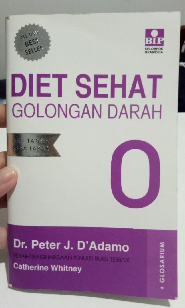 Buku Kesehatan Diet Golongan Darah O Buku Alat Tulis Buku Di Carousell