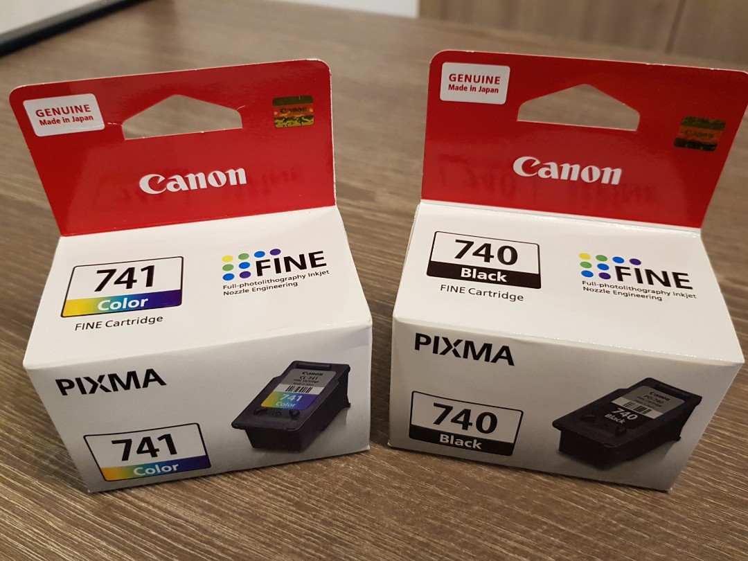 canon cartridge 740 and 741