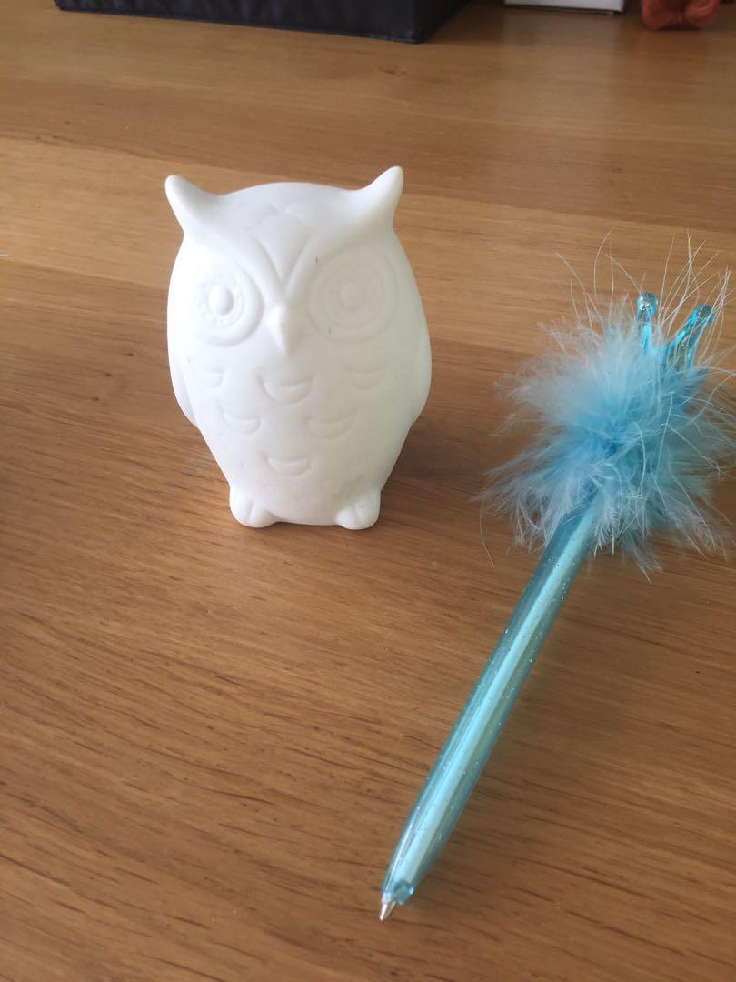 Ceramic Owl Night Light Babies Kids Toys Walkers On Carousell