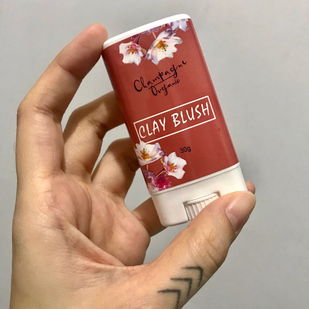 Champagne Organic Clay Blush Health Beauty Makeup On Carousell