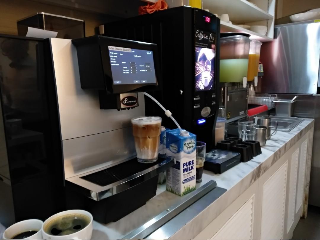 Coffee / Espresso Machine (Category: Coffee Machines & Makers) located in Singapore. Submitted by caffeine_pro (Listing ID 199471321, Image 10). Description: Listed price is rental pricing / month, 2 years agreement. Direct purchase / Free on loan options available. Ever thought of bringing Starbucks under your roof? Now you can! Why spend $3+ a day when you can make a cup for under 50cents a cup at the comfort of your own home? This is a one-tou