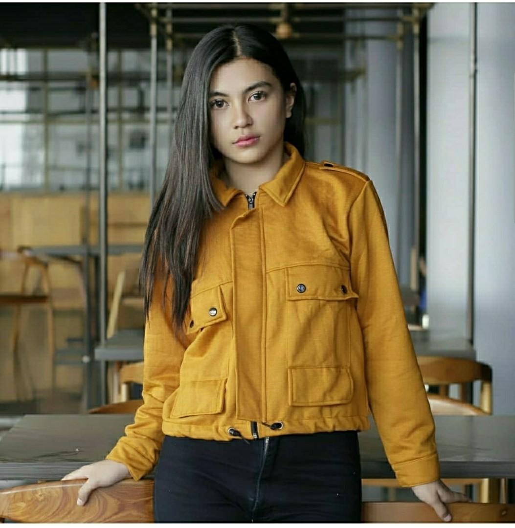 jaket mustard