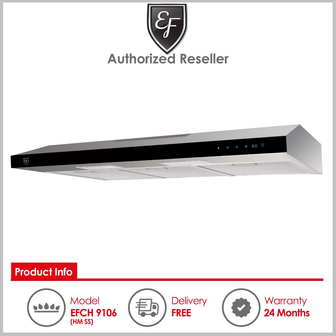 Ef Efch 9106 Hm Ss Slimline Hood With Sensor Touch Control Home Appliances Kitchenware On Carousell