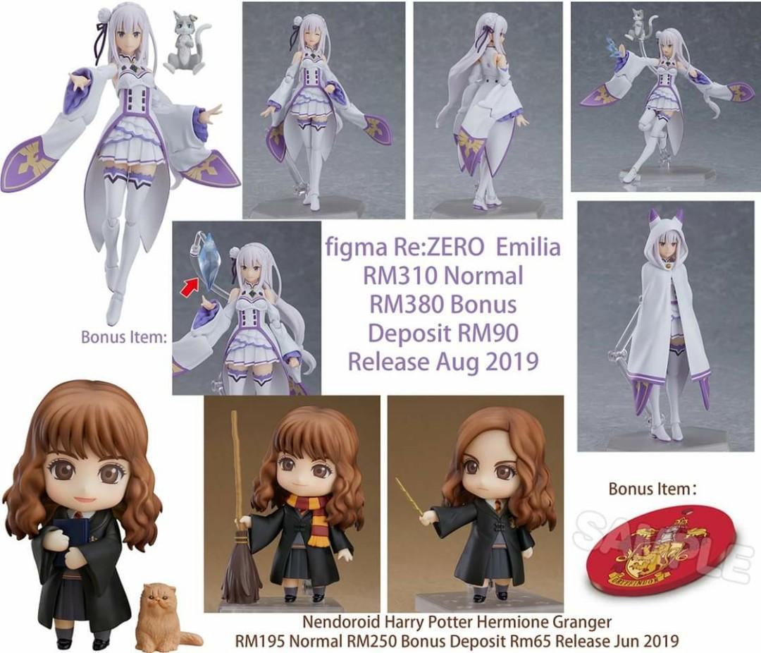 figma ReZERO Emilia Nendoroid Harry Potter Hermione Granger, Hobbies