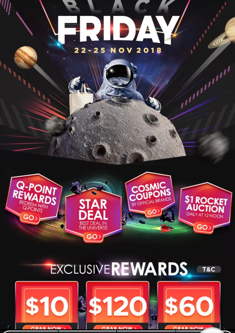 Free Qoo10 $120 coupon Black Friday, Tickets & Vouchers ...