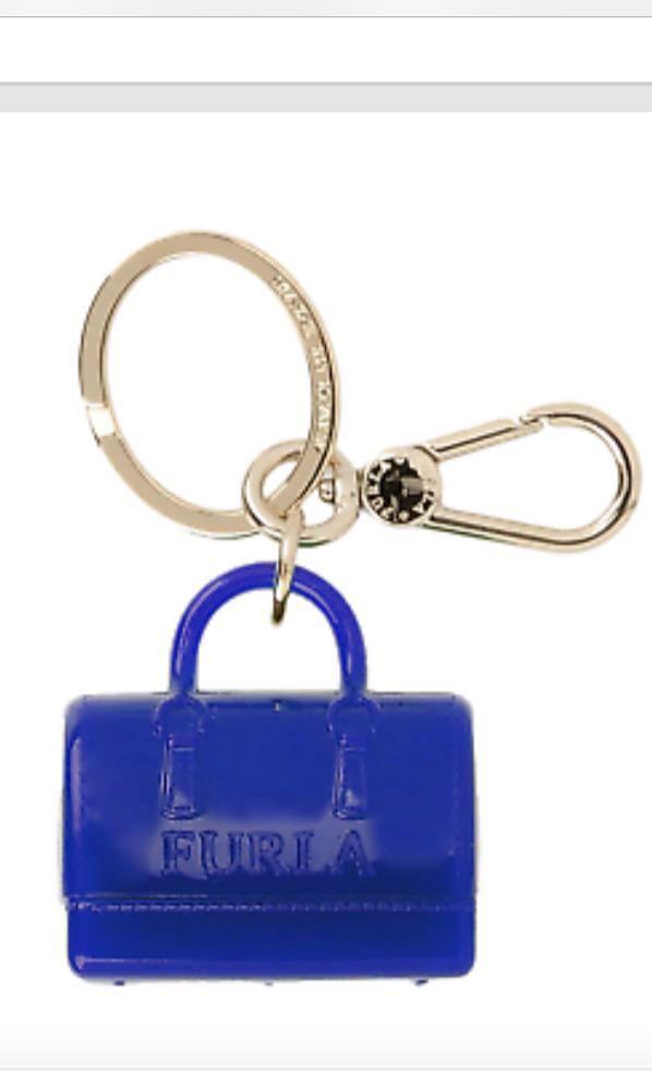 Furla Miniature Candy Bag Blue Jelly Keychain Women S Fashion Bags Wallets Others On Carousell