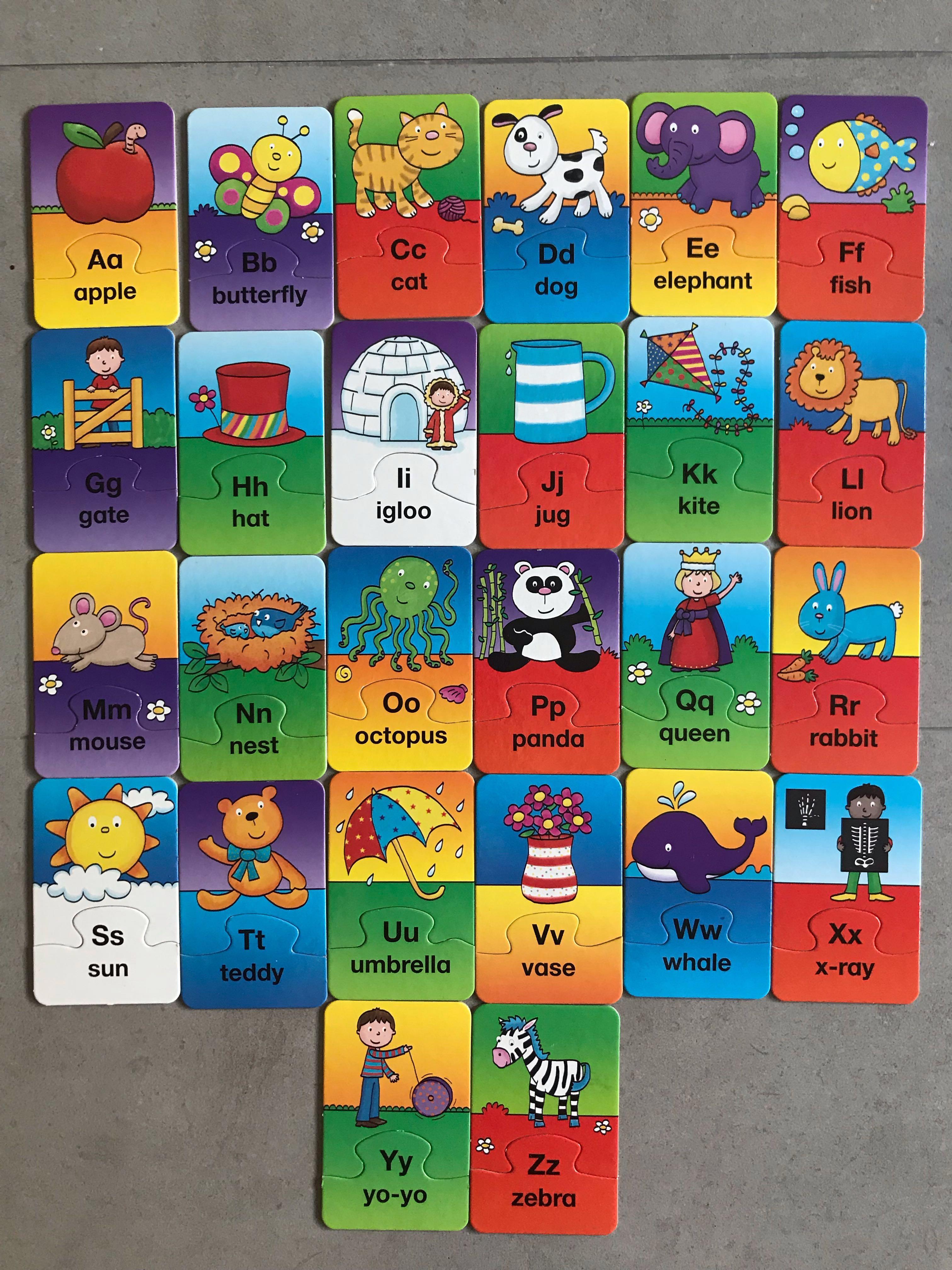 Galt alphabet puzzle top
