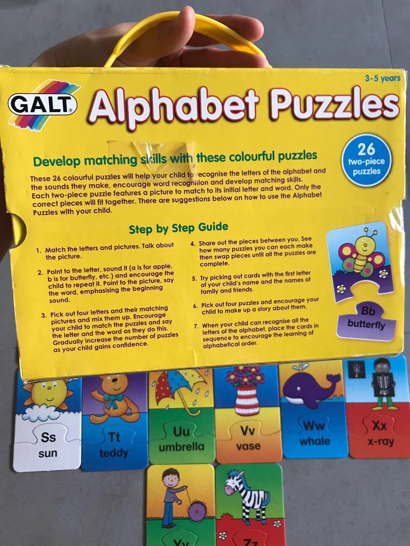 Galt discount alphabet puzzle