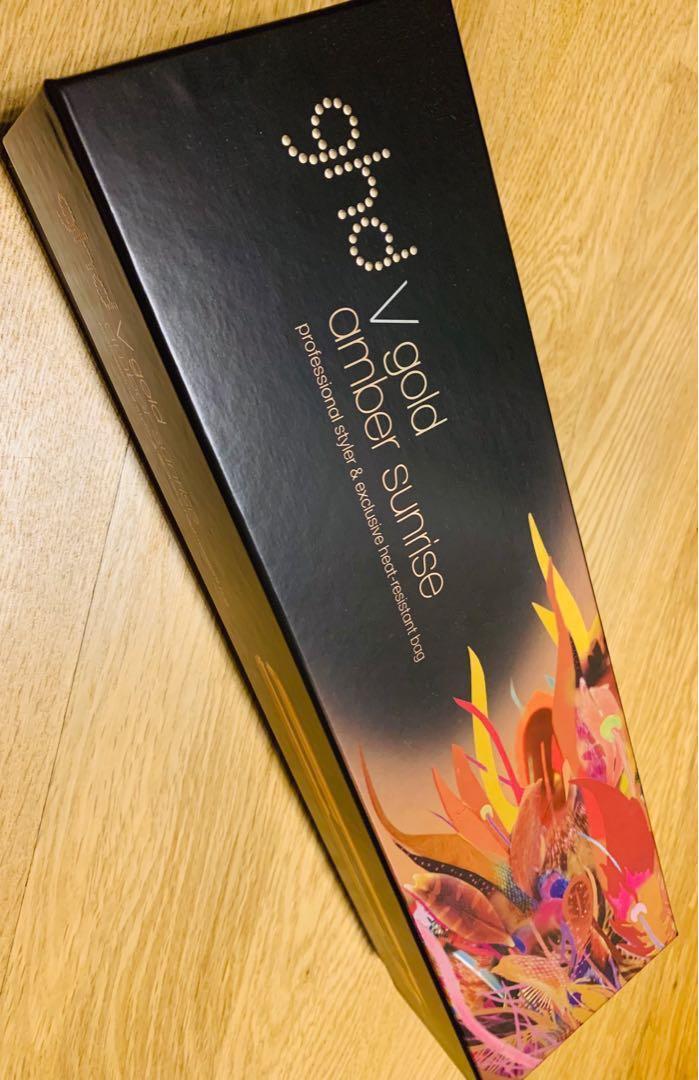 Ghd v gold amber sunrise styler clearance