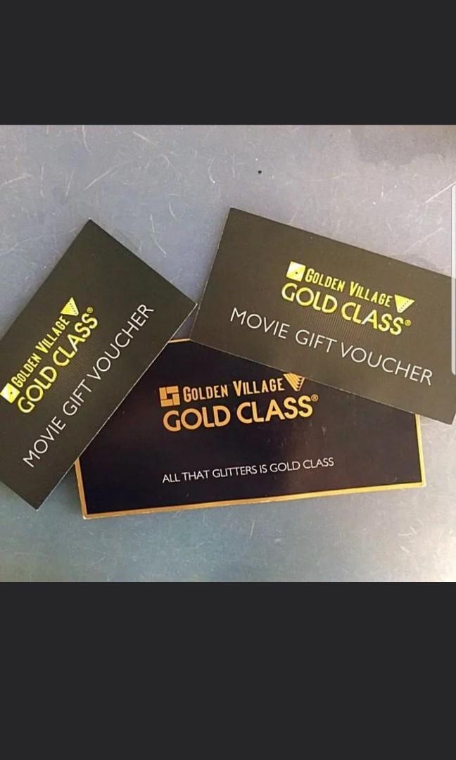 GV Gold Class Tickets Pair, Tickets & Vouchers, Vouchers on Carousell