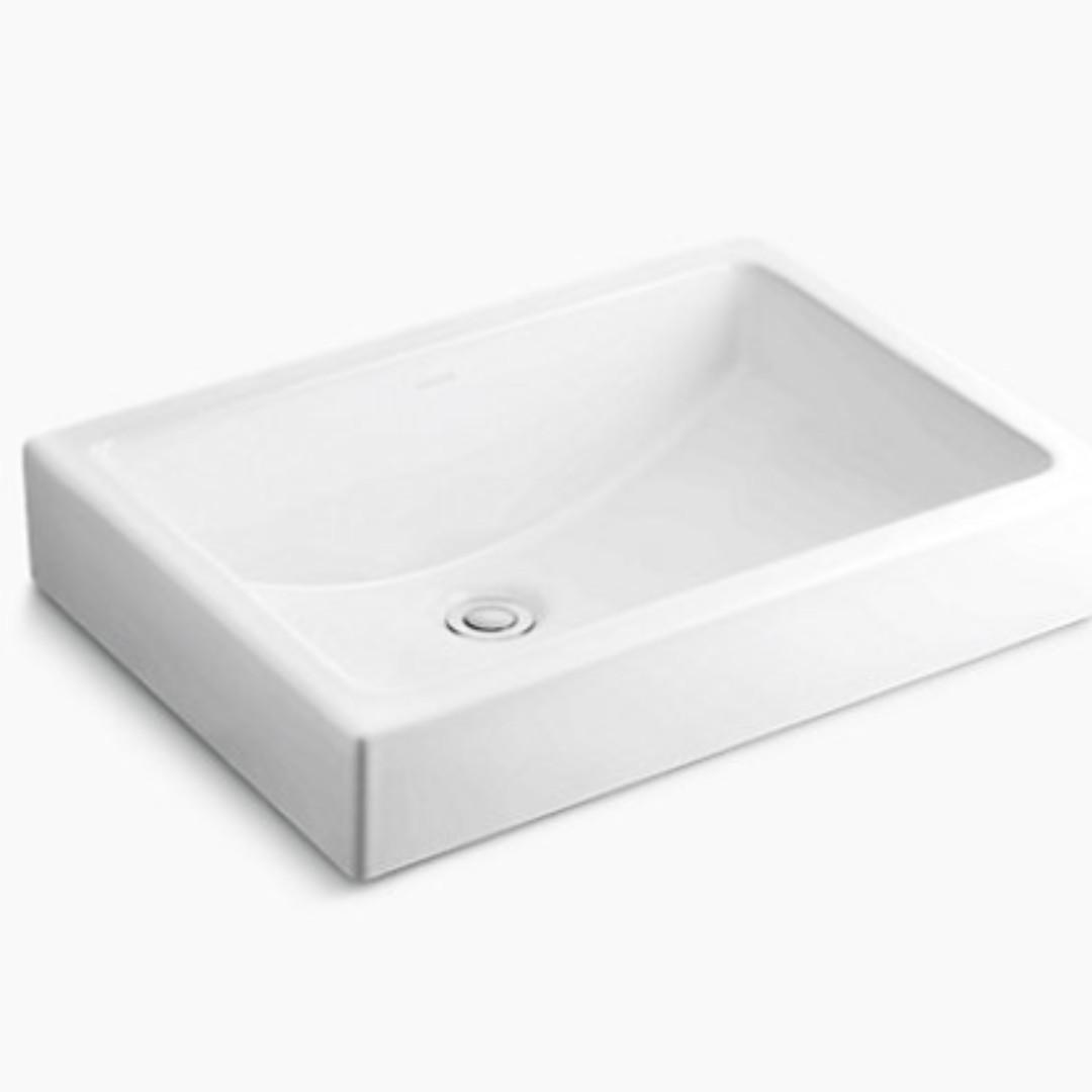 Kohler Rectangular Vessel Basin 21 Ladena Series