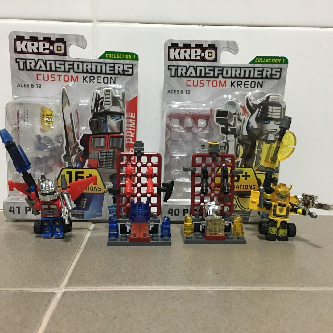 KRE-O Transformers Custom Kreon Optimus Prime & Bumblebee, Hobbies