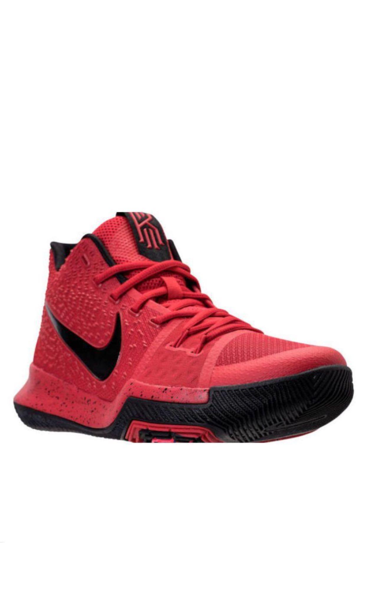 Kyrie 3 Red Men s Fashion Footwear Sneakers on Carousell