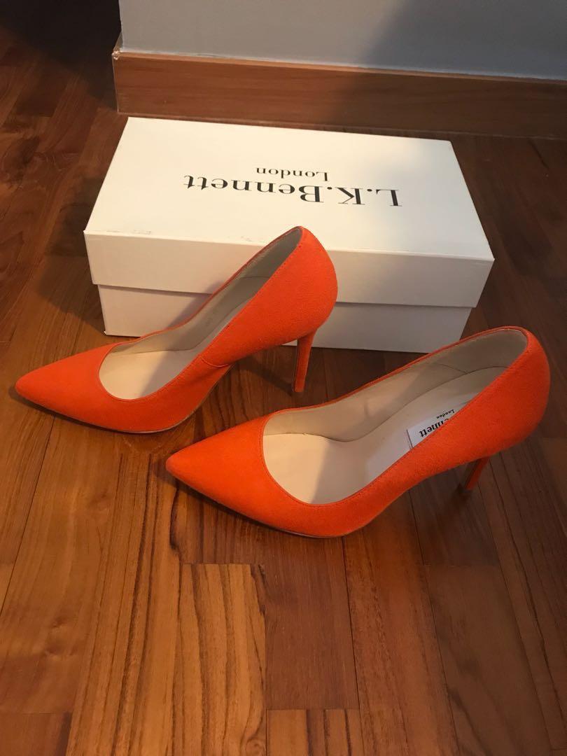 LK Bennett Orange shoes size 37, Women 