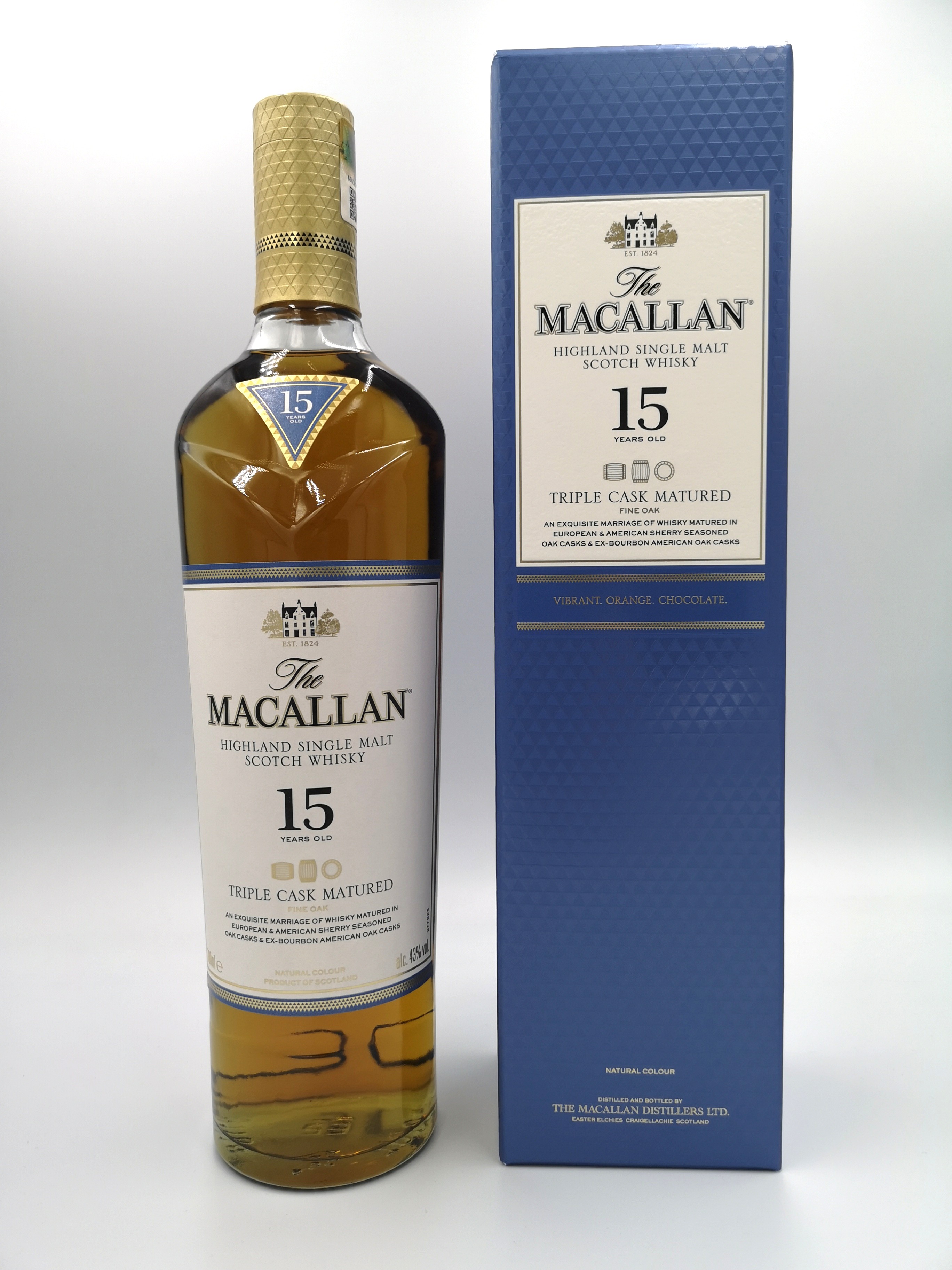 Macallan 15 Years Triple Cask Food Drinks Beverages On Carousell