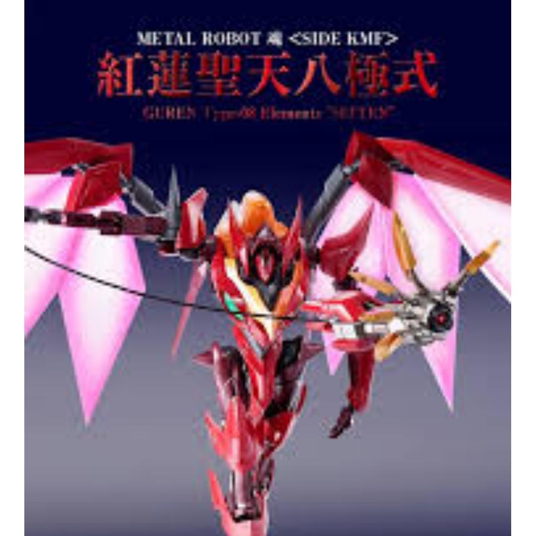 metal robot魂超合金code geass 紅蓮聖天八極式, 興趣及遊戲, 玩具