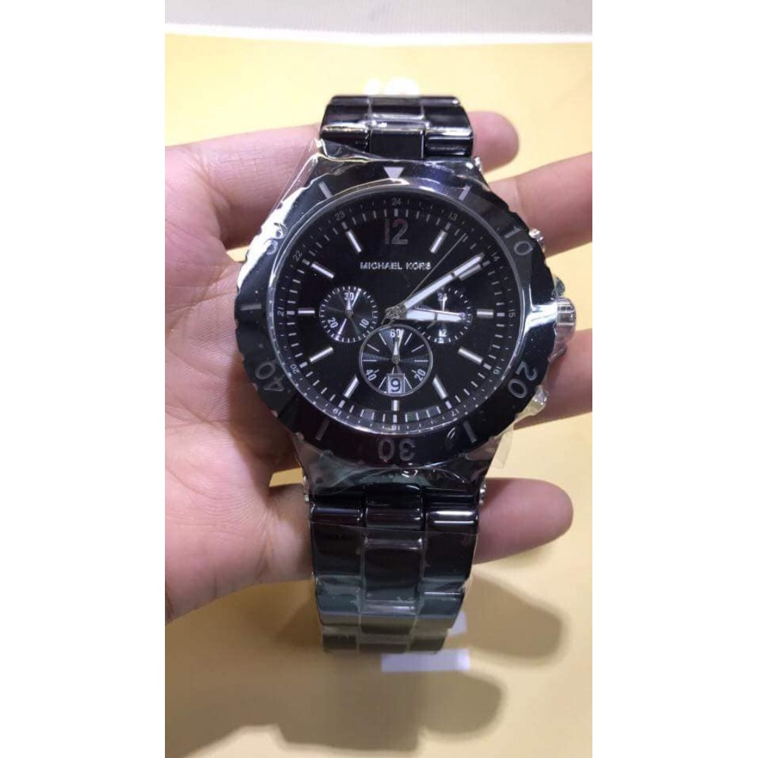 Michael Kors Black Ceramic Dylan Chronograph Men s Watch MK8225