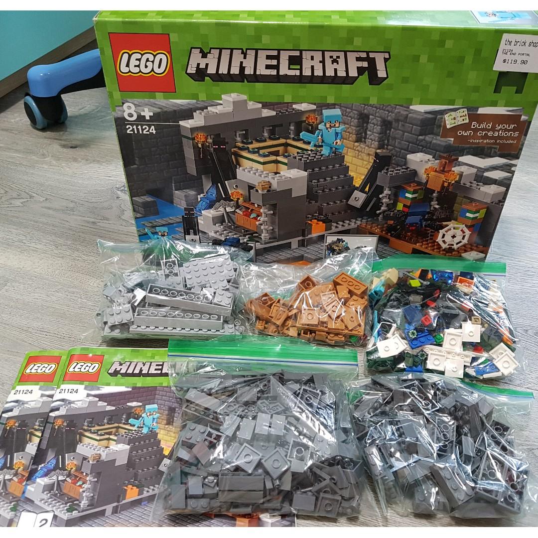  LEGO Minecraft The End Portal 21124 : Toys & Games