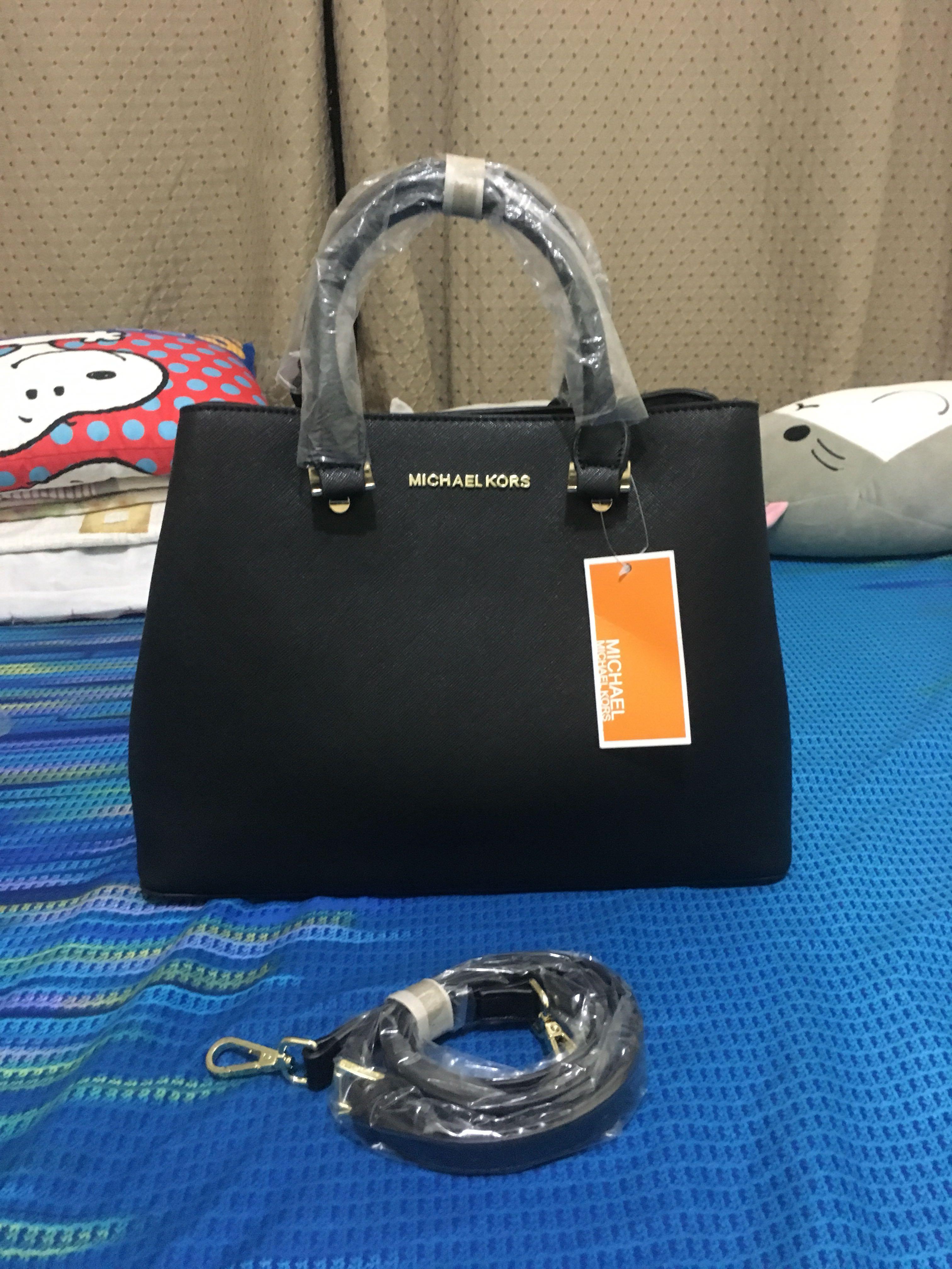 MK black shoulder bag