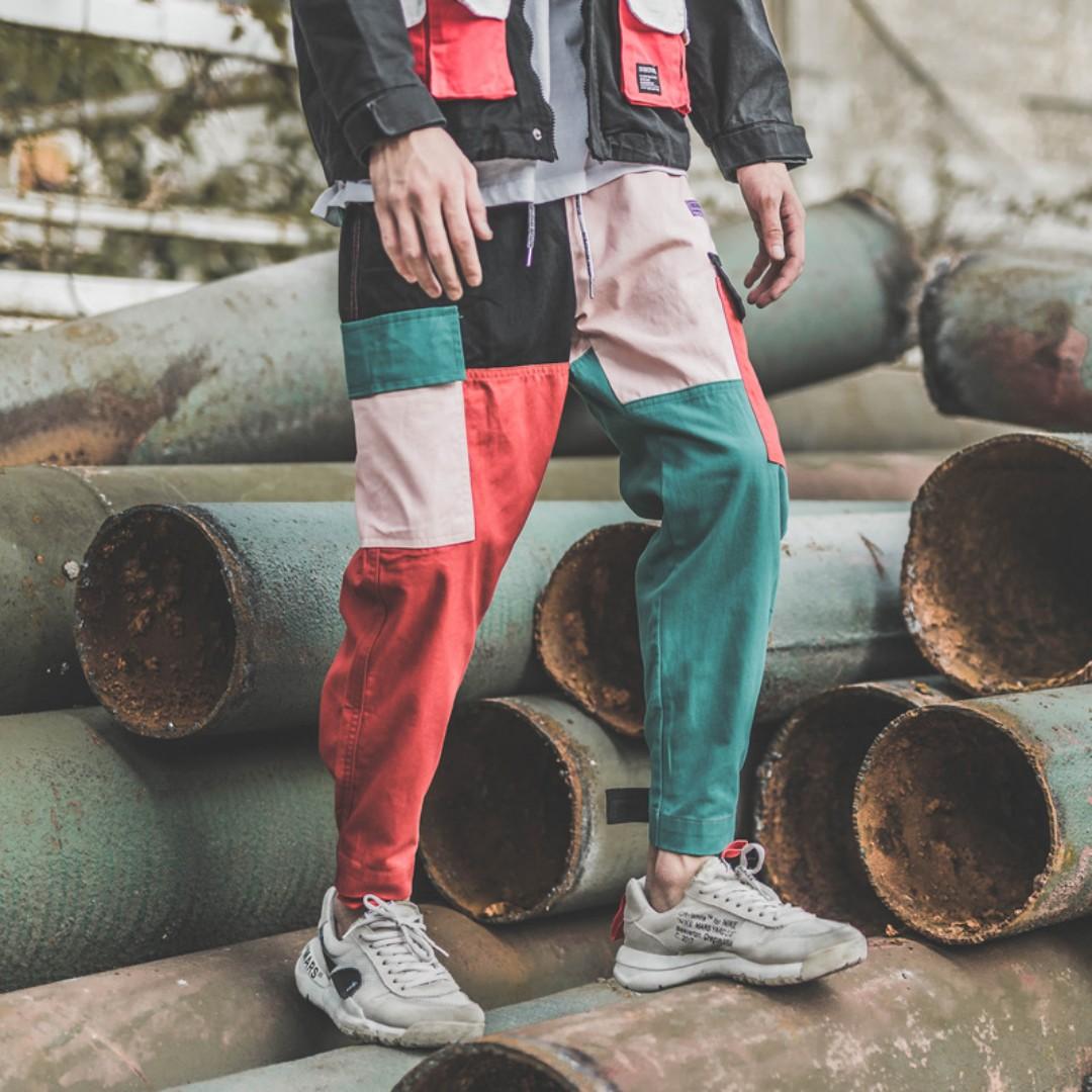 colourful cargo pants