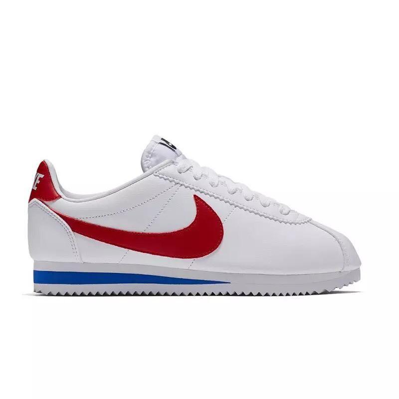 nike cortez leather blu