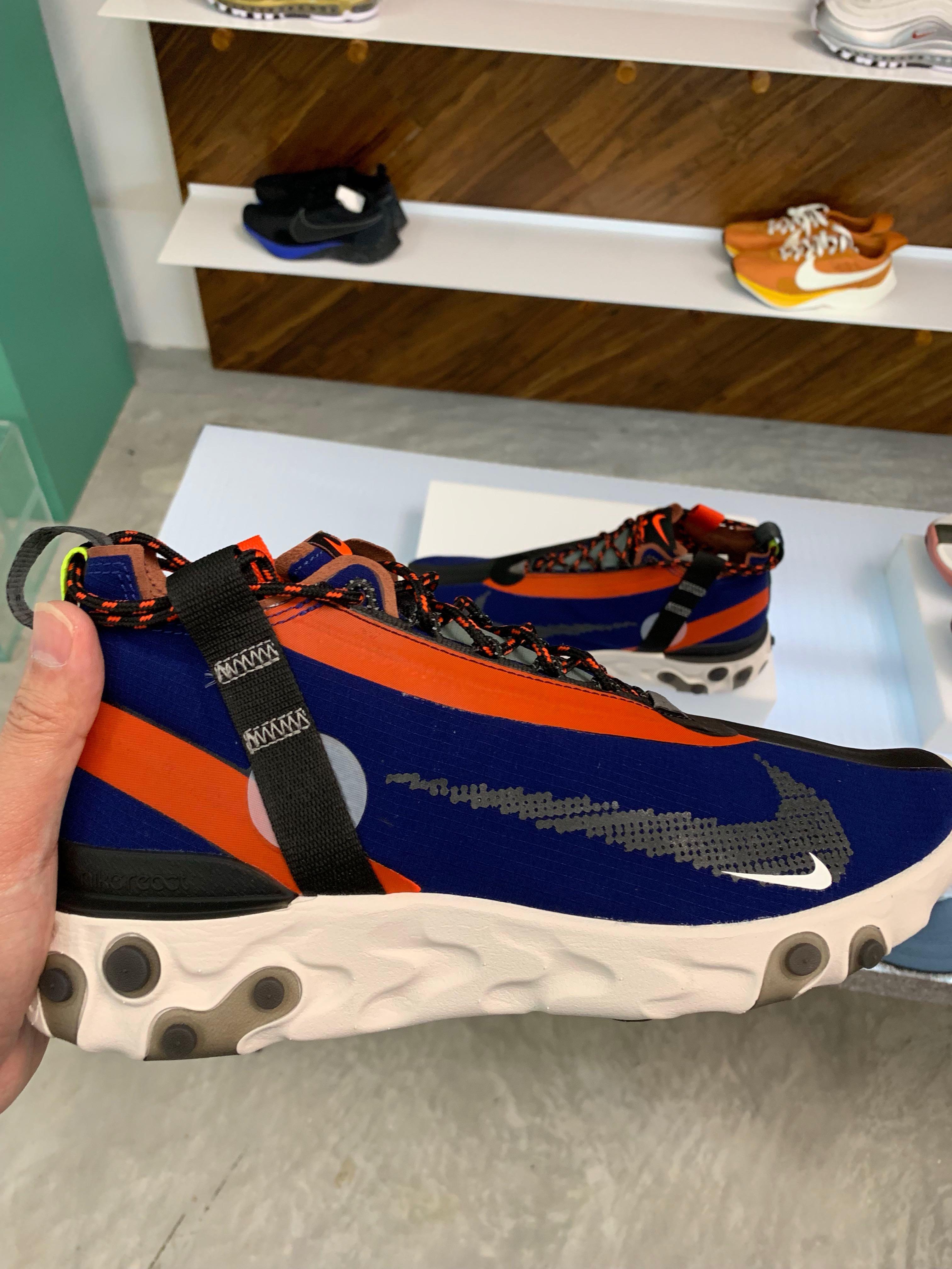 nike react runner wr ispa ripstop sneakers