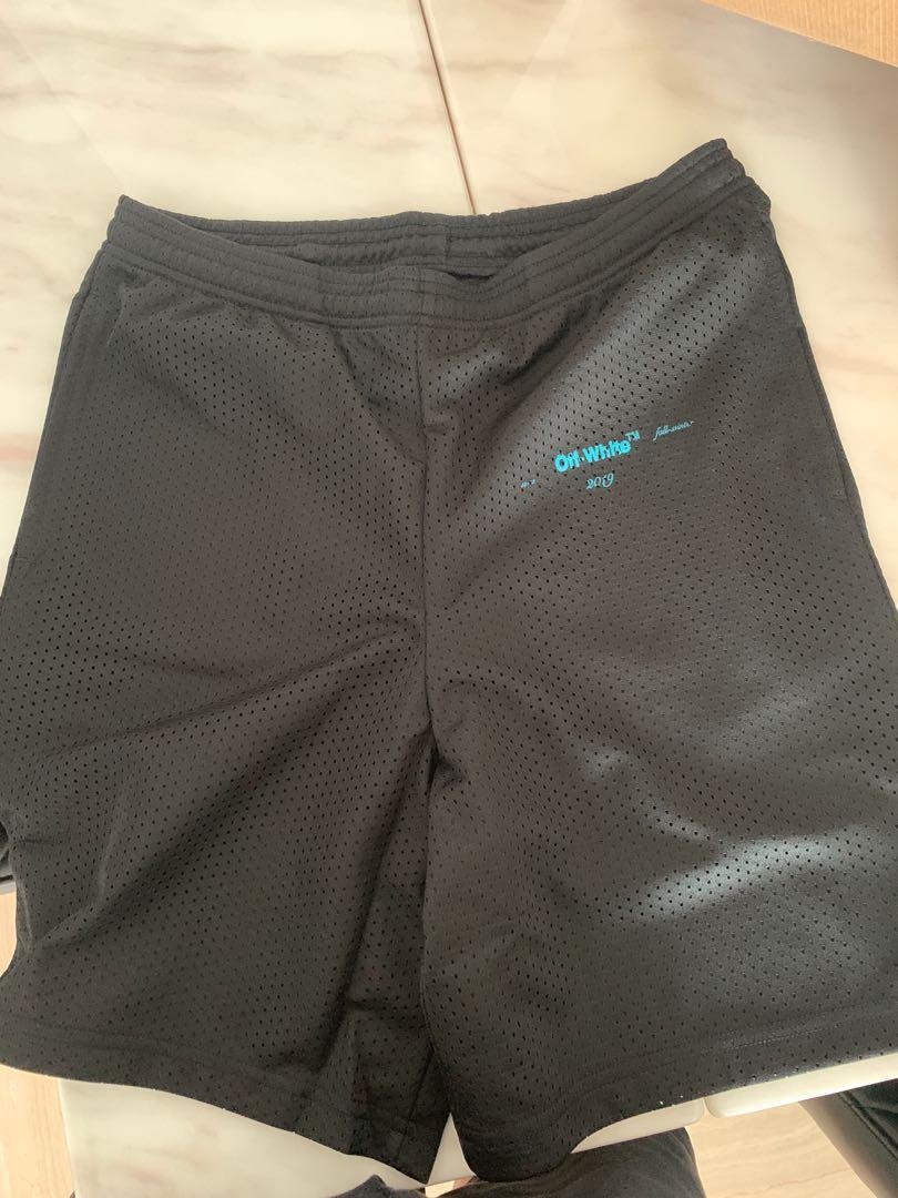 Off white cheap gradient mesh shorts