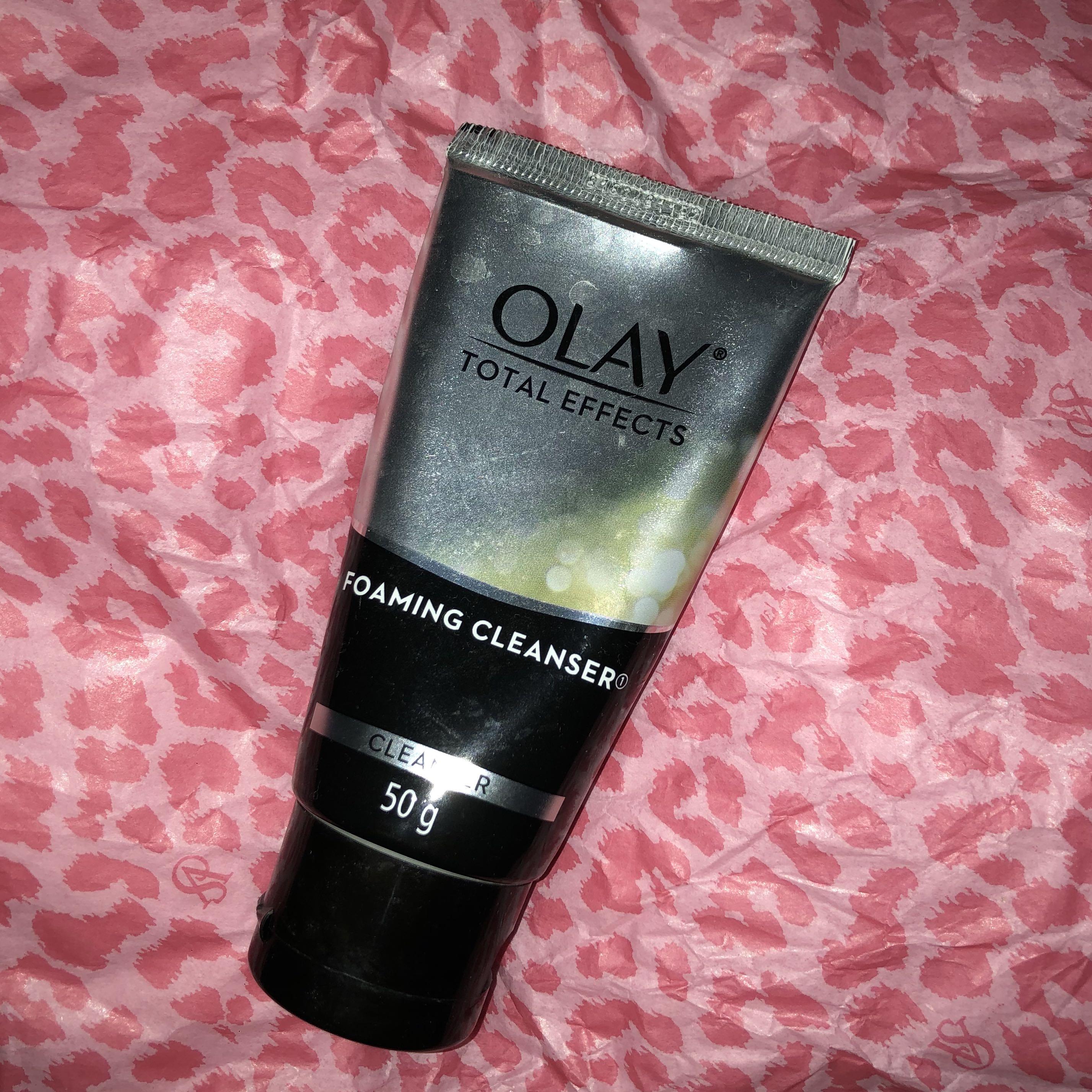 total effects foaming facial cleanser