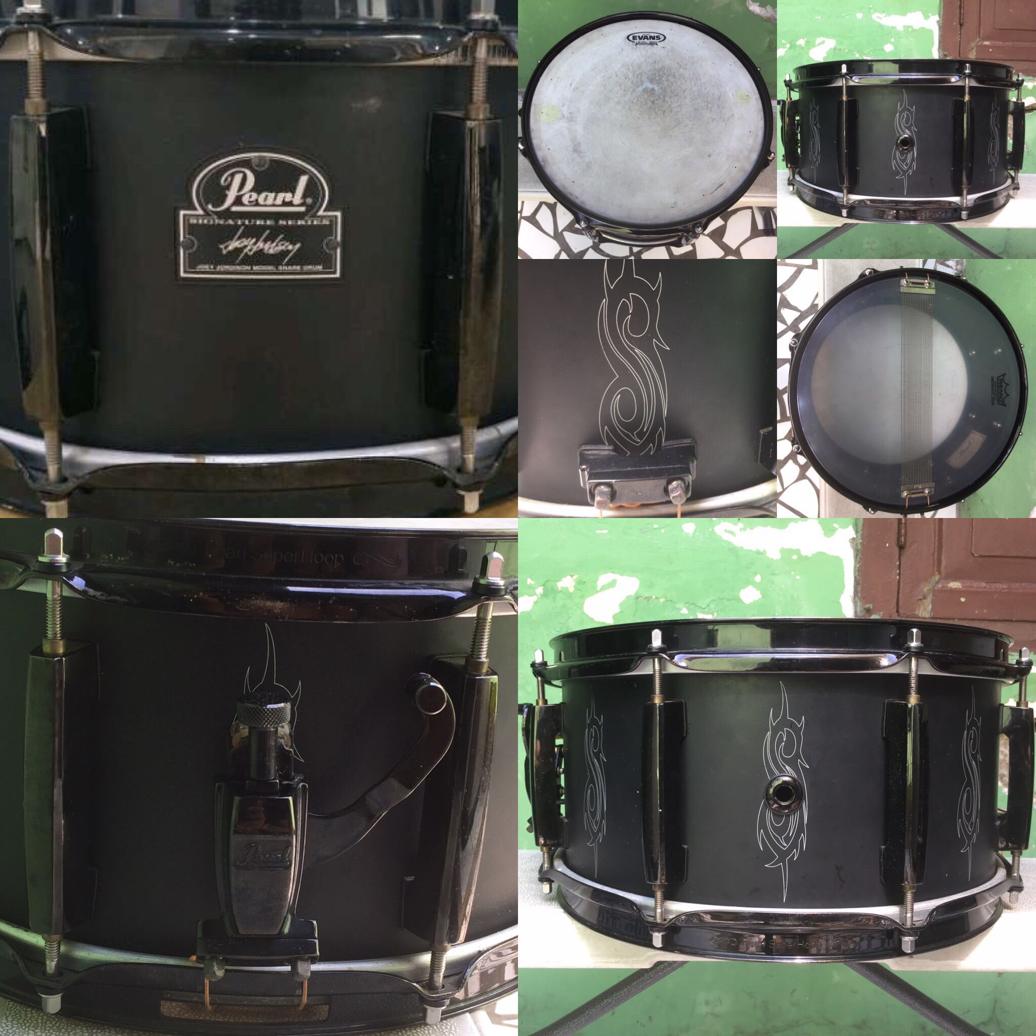 Pearl Joey Jordison Signature Snare Drum 13" x 6.5" on Carousell