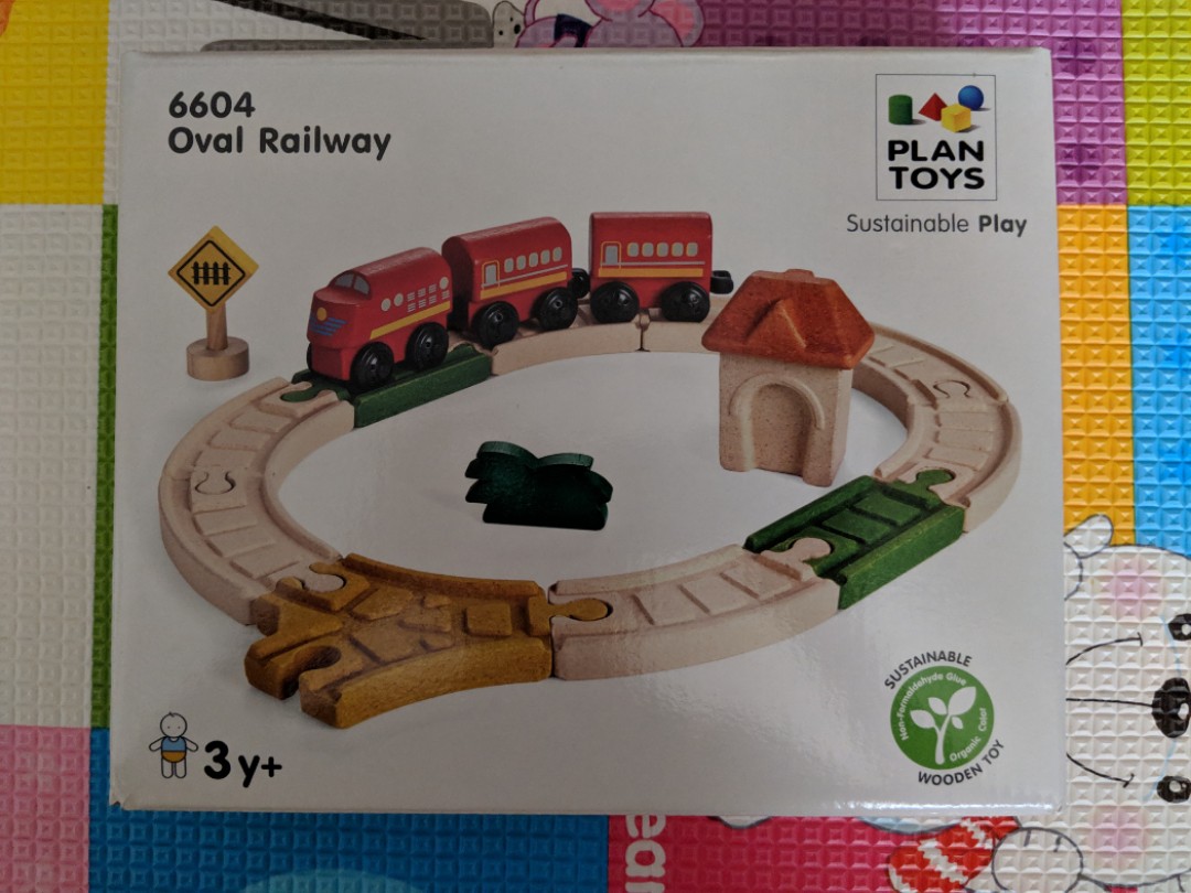 plan toys train track