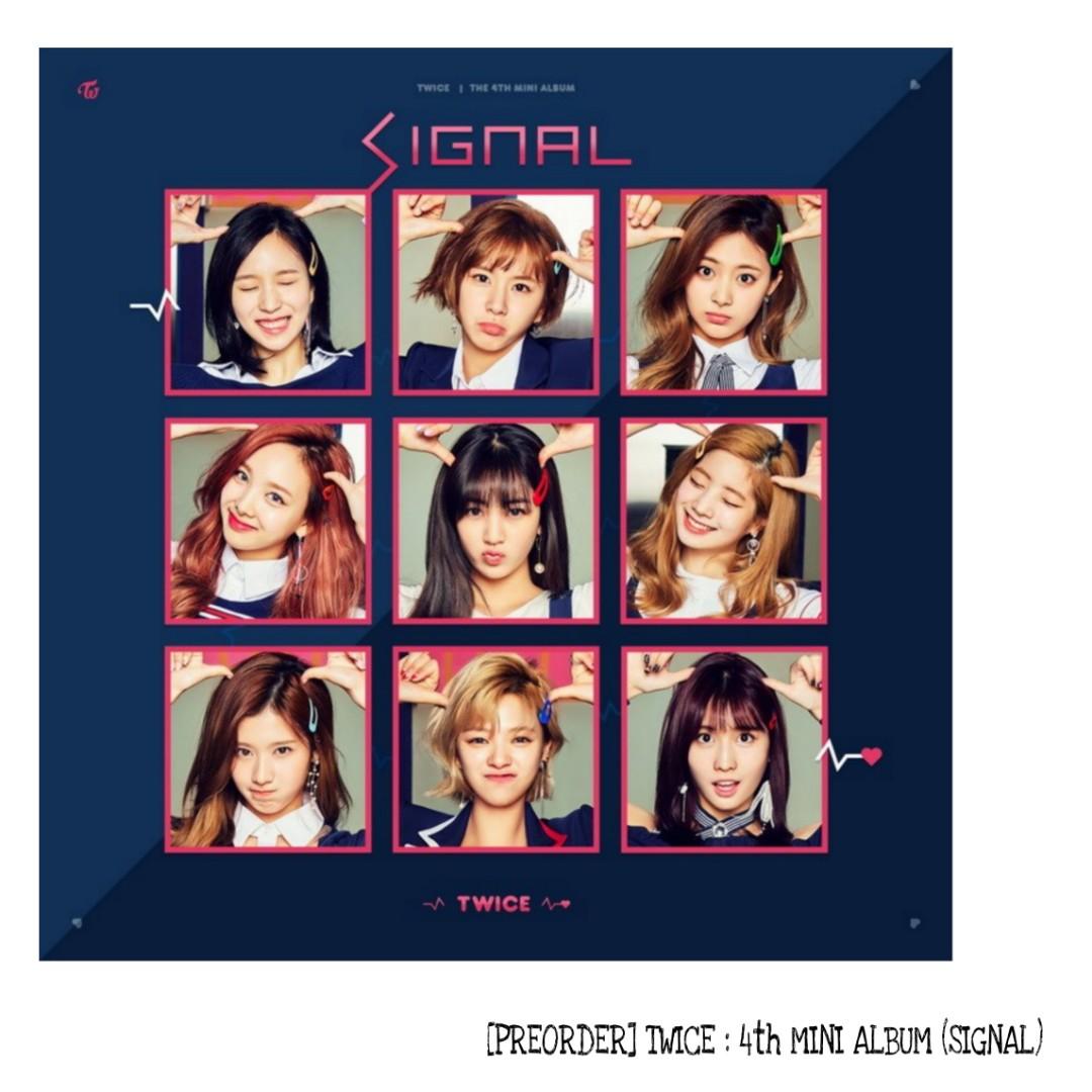 Preorder Twice 4th Mini Album Signal K Wave On Carousell