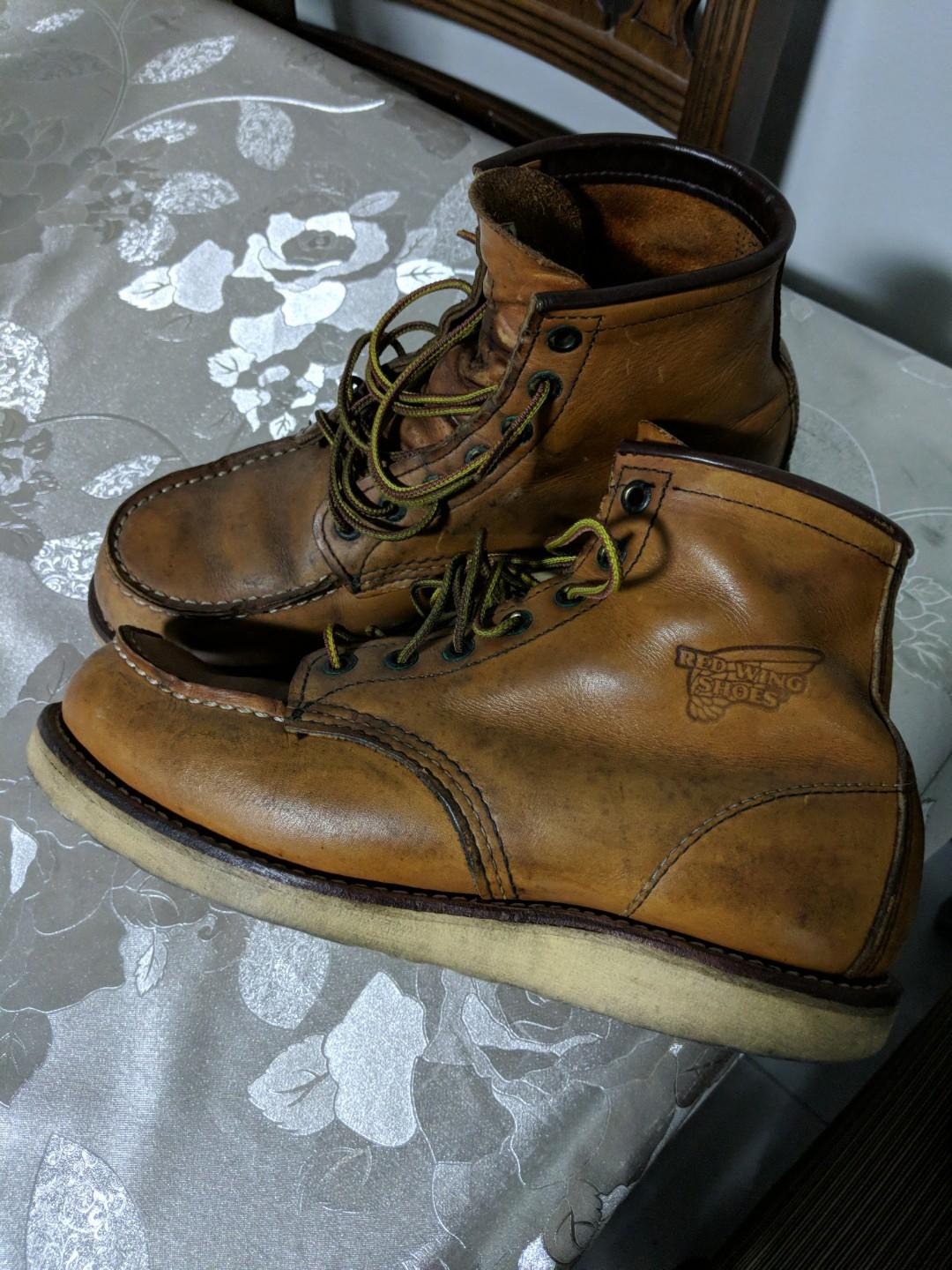Red wing online boots size 16