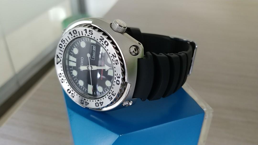 罕有早期Tuna, 精工鋸齒Seiko Sawtooth 200m Diver SCH063 Quartz, 名牌, 手錶- Carousell