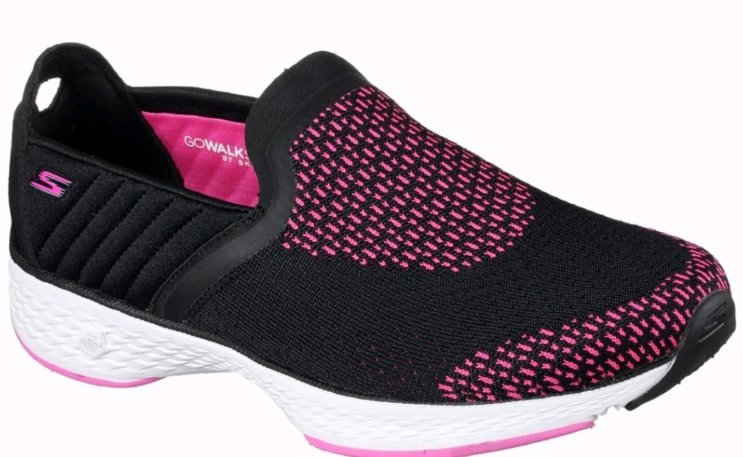 skechers embroidered lace up sneakers