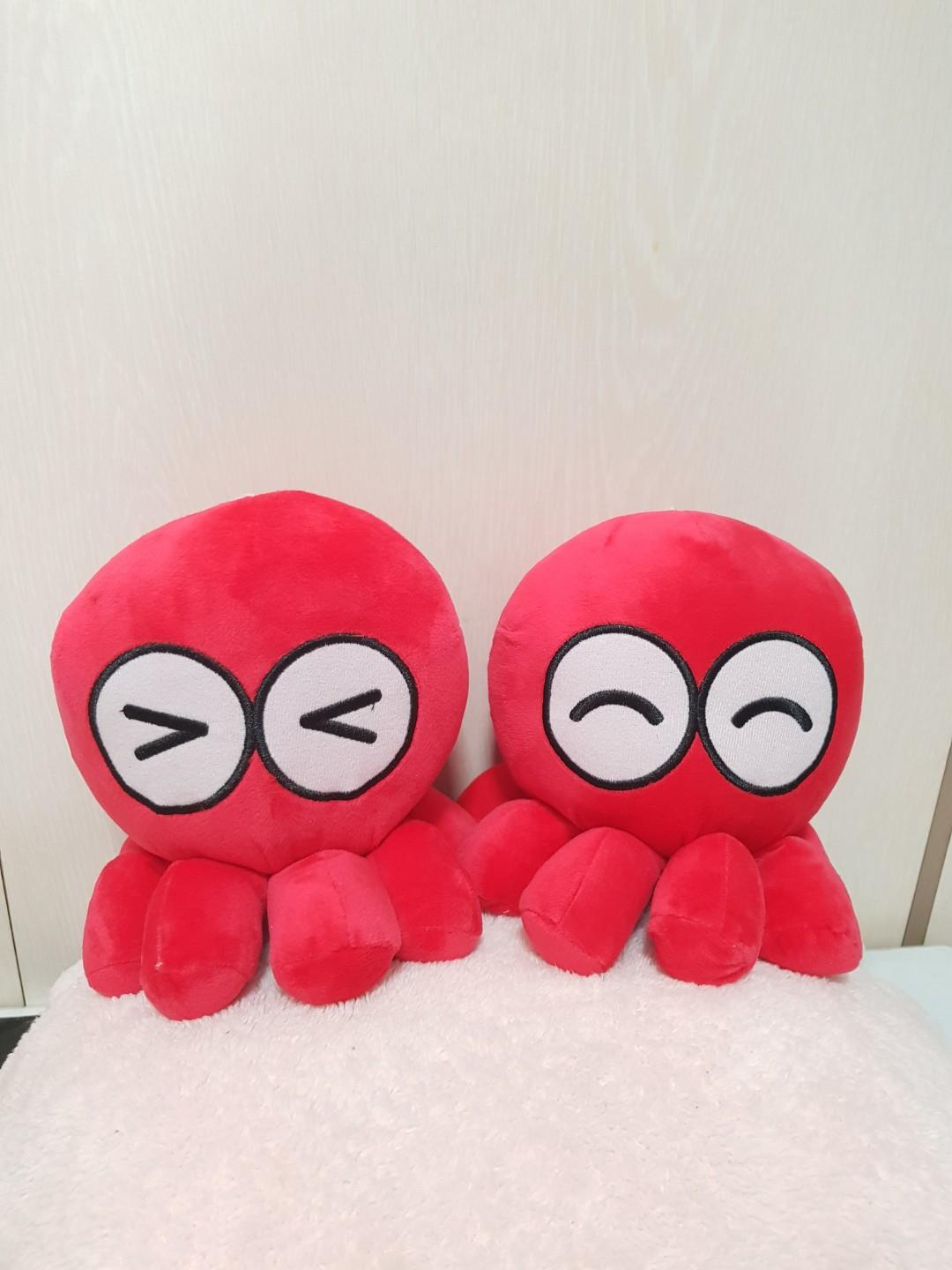 octopus emoji plush