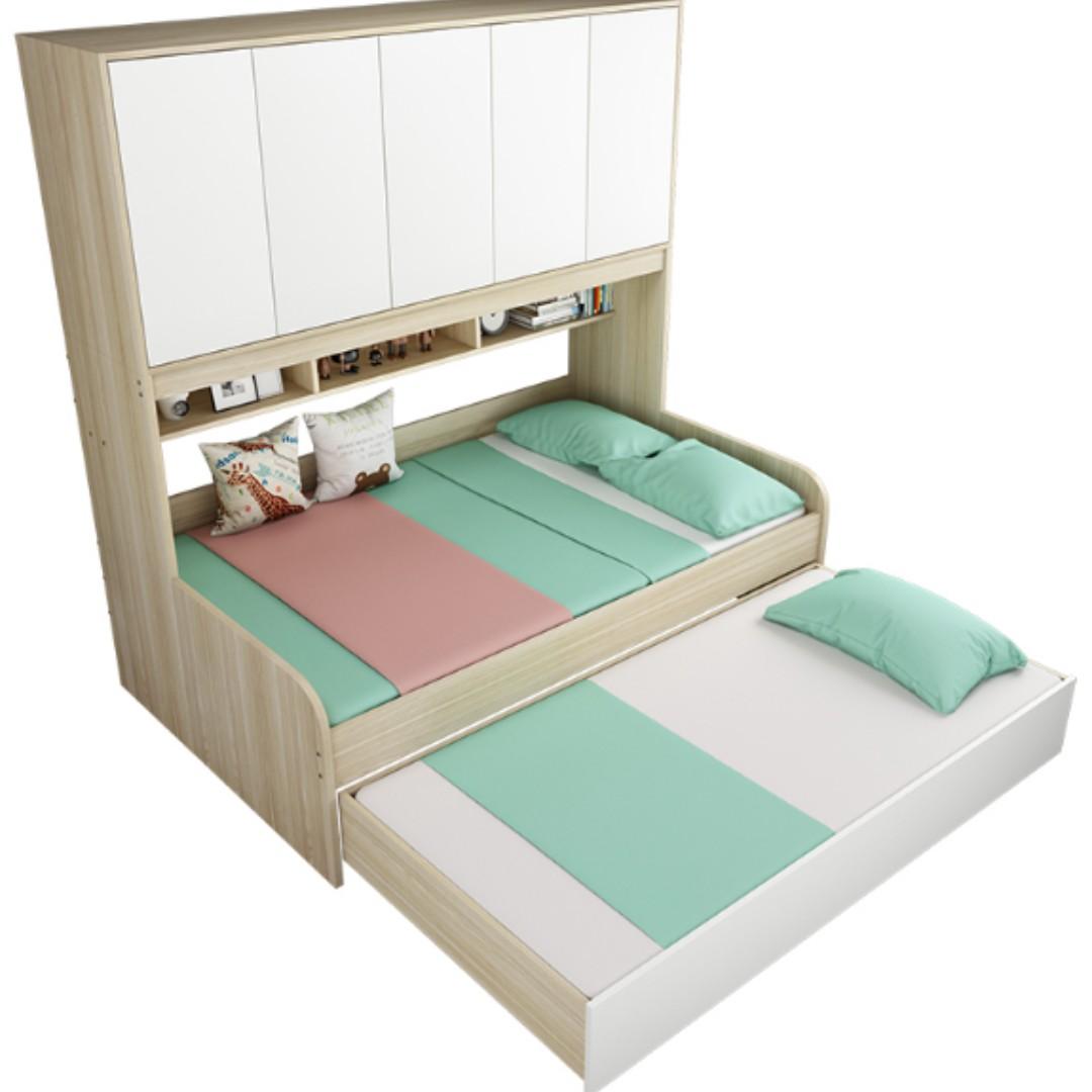 Storage Pull out Bed, Furniture & Home Living, Furniture, Bed Frames