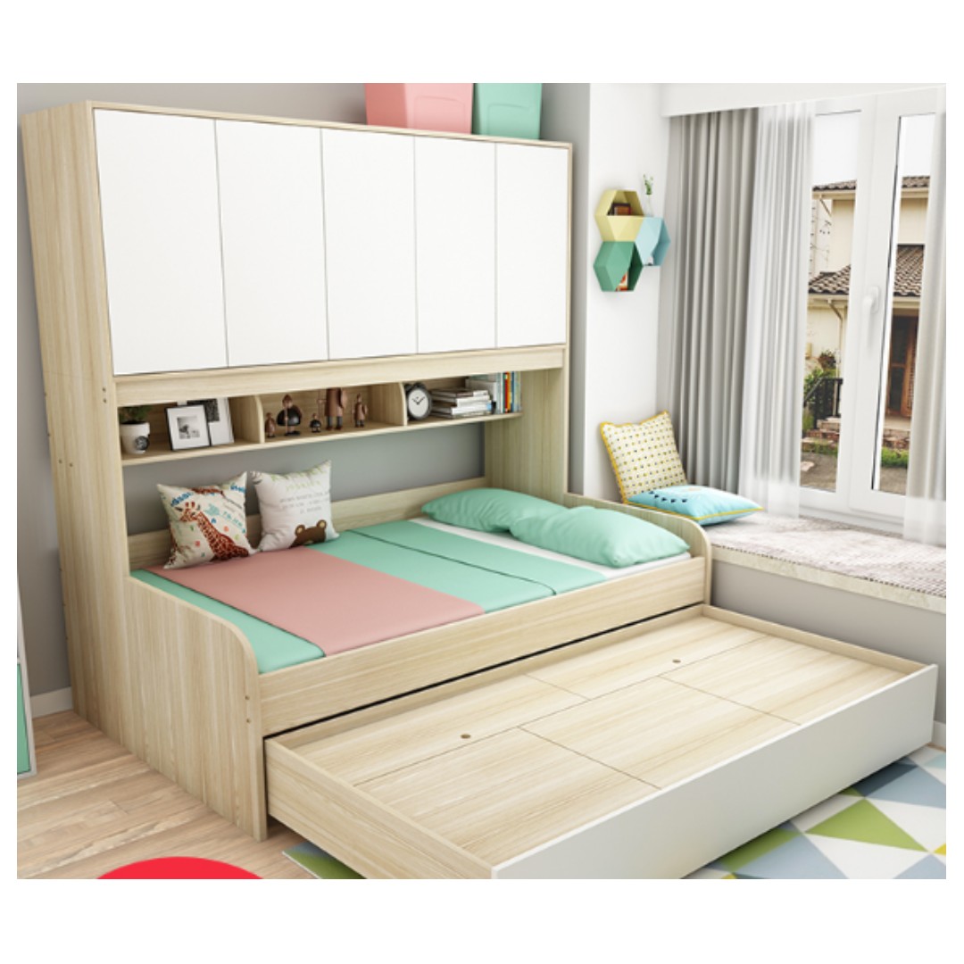 Storage Pull out Bed, Furniture & Home Living, Furniture, Bed Frames