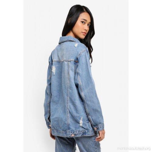 supre black denim jacket