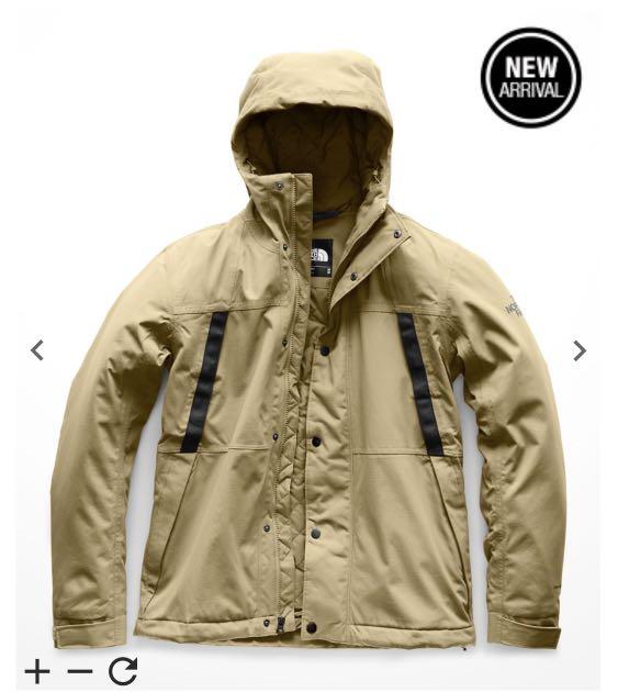 the north face stetler insulated rain jacket