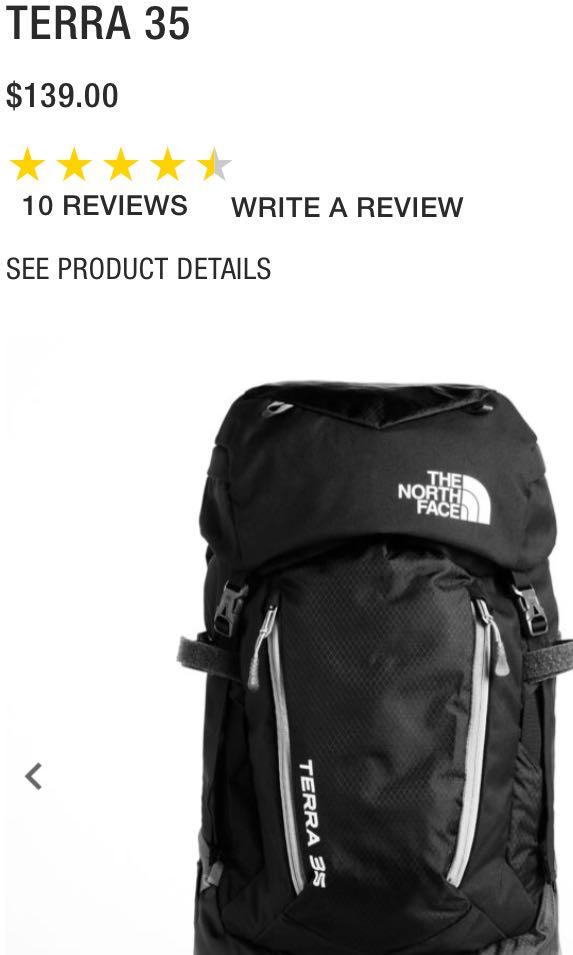 North face sales terra 35 review