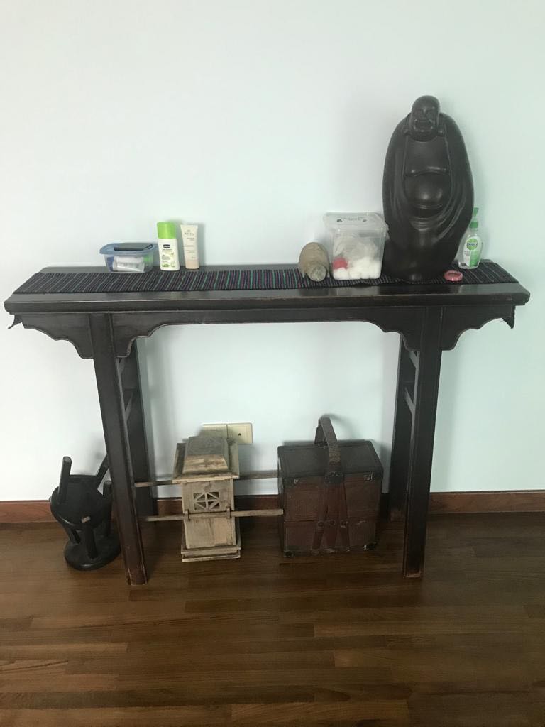 Timeless 19th century alter table, Furniture, Tables & Chairs on Carousell