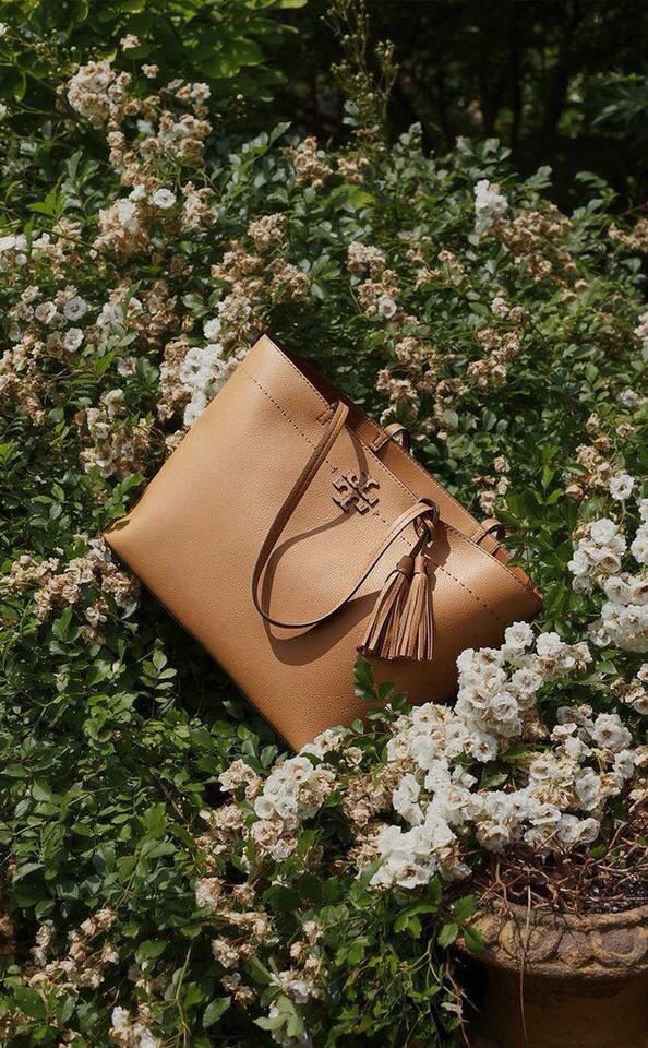 Tory burch Mcgraw Medium Leather tote