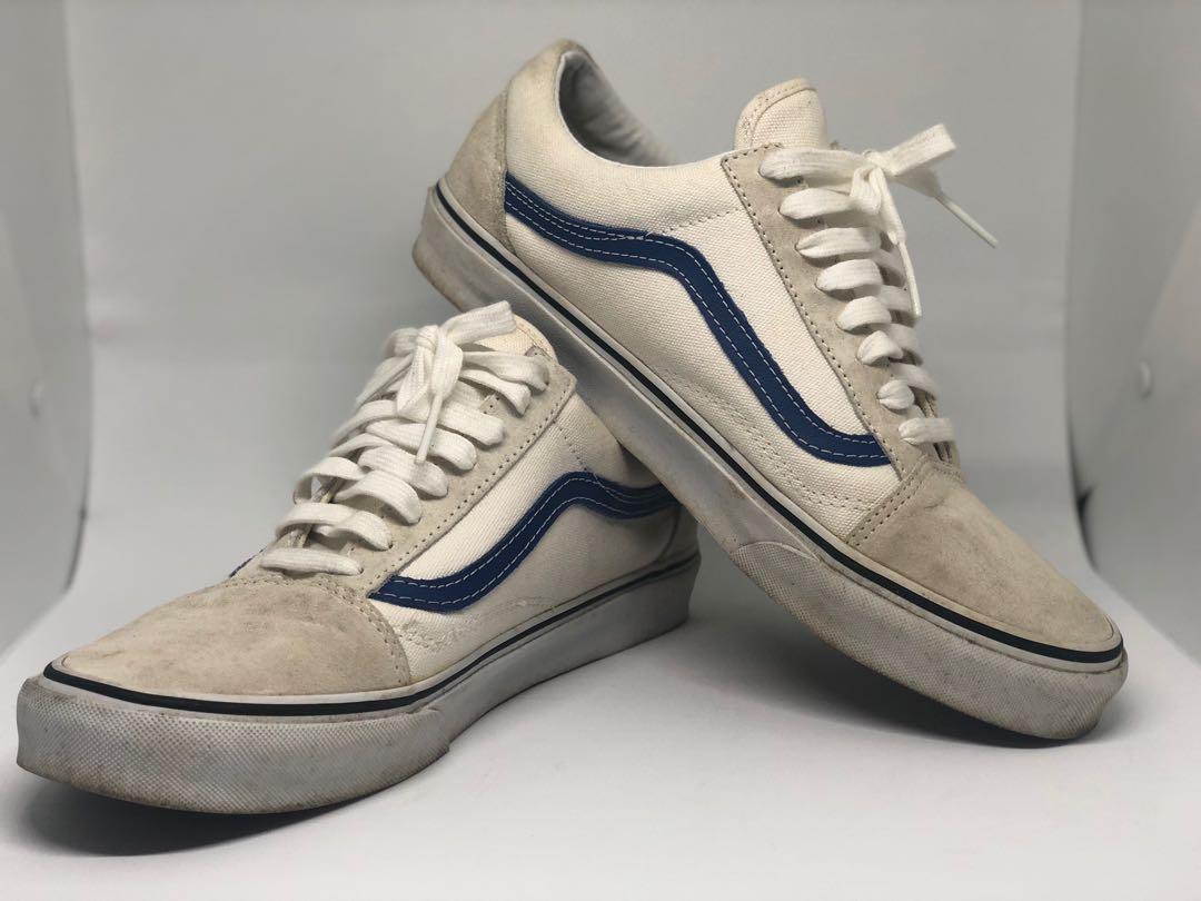vans old skool blue sneakers