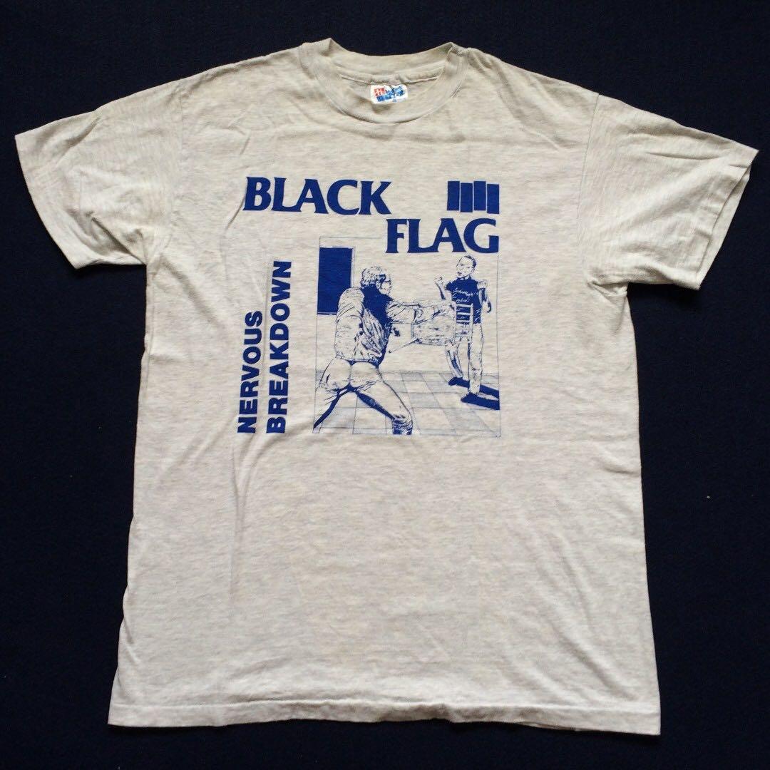 Vintage Black Flag Nervous Breakdown 90s 80s Rare T Shirt, Men's ...