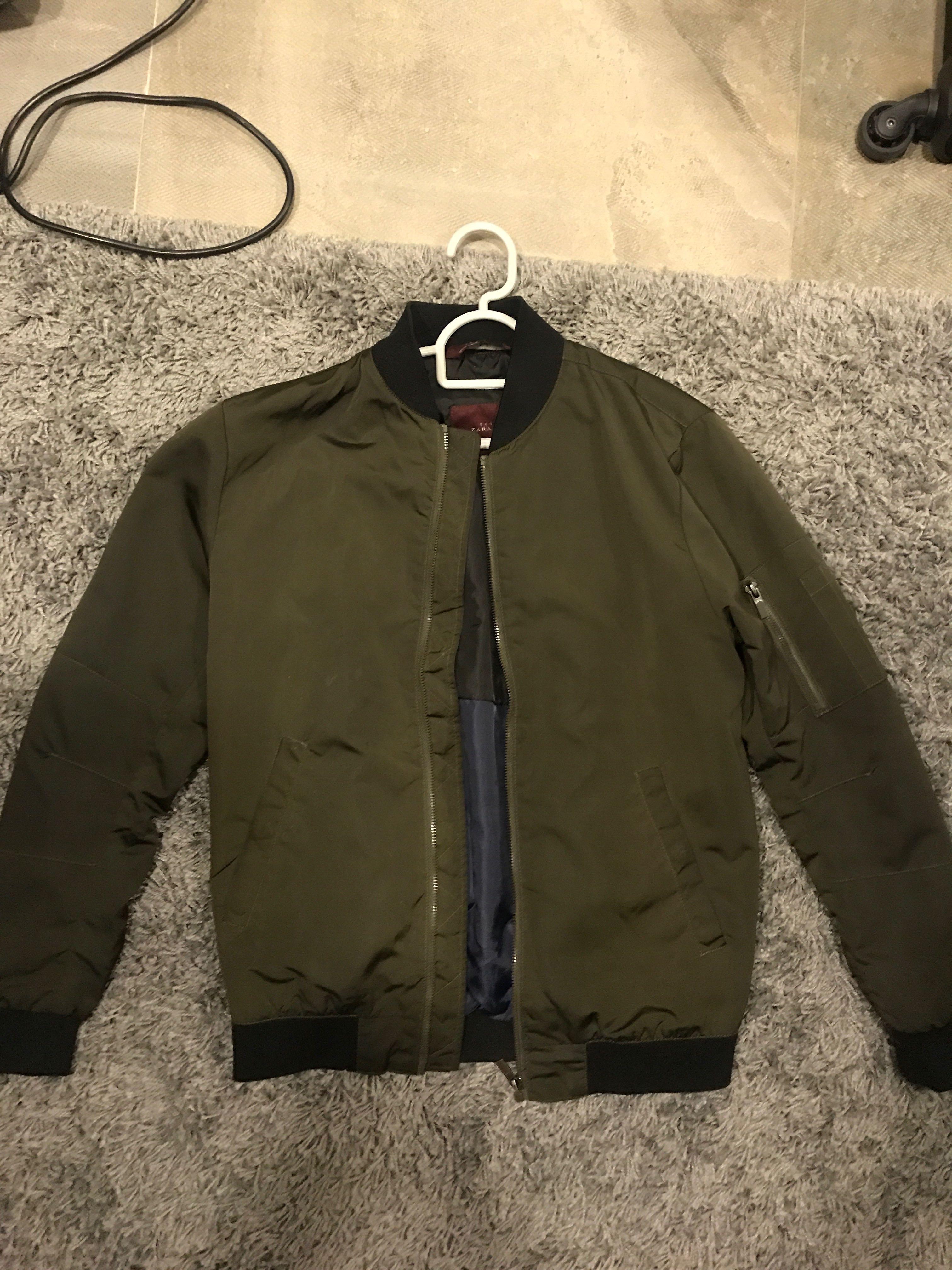 Zara bomber jacket, Men's Fashion, Coats, Jackets and Outerwear on